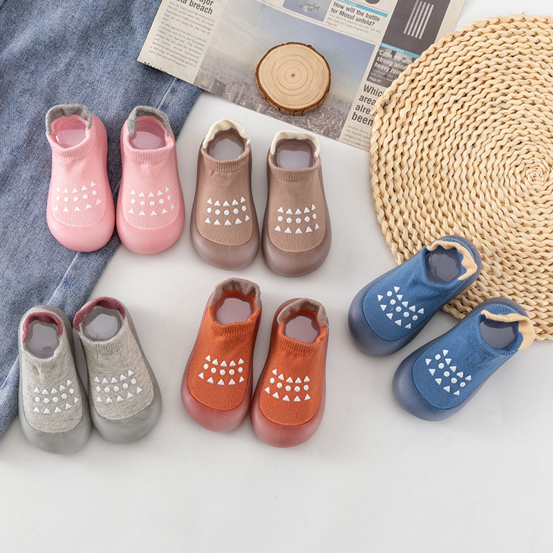 Baby Floor Shoes Blue and Pink - đánh giá và giá Anti Blister Sock