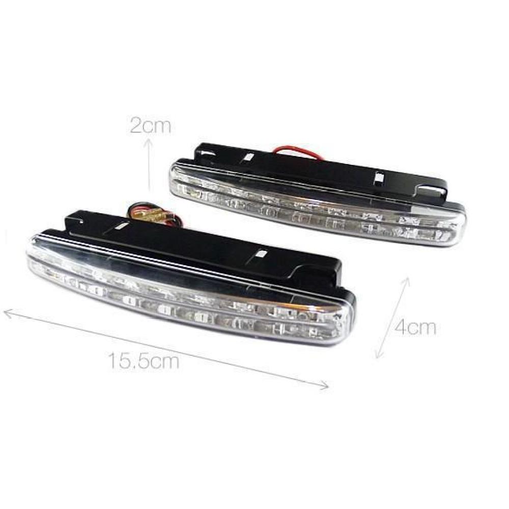 8LED Automotive Daytime Runnin - đánh giá và giá Running Gear Auto