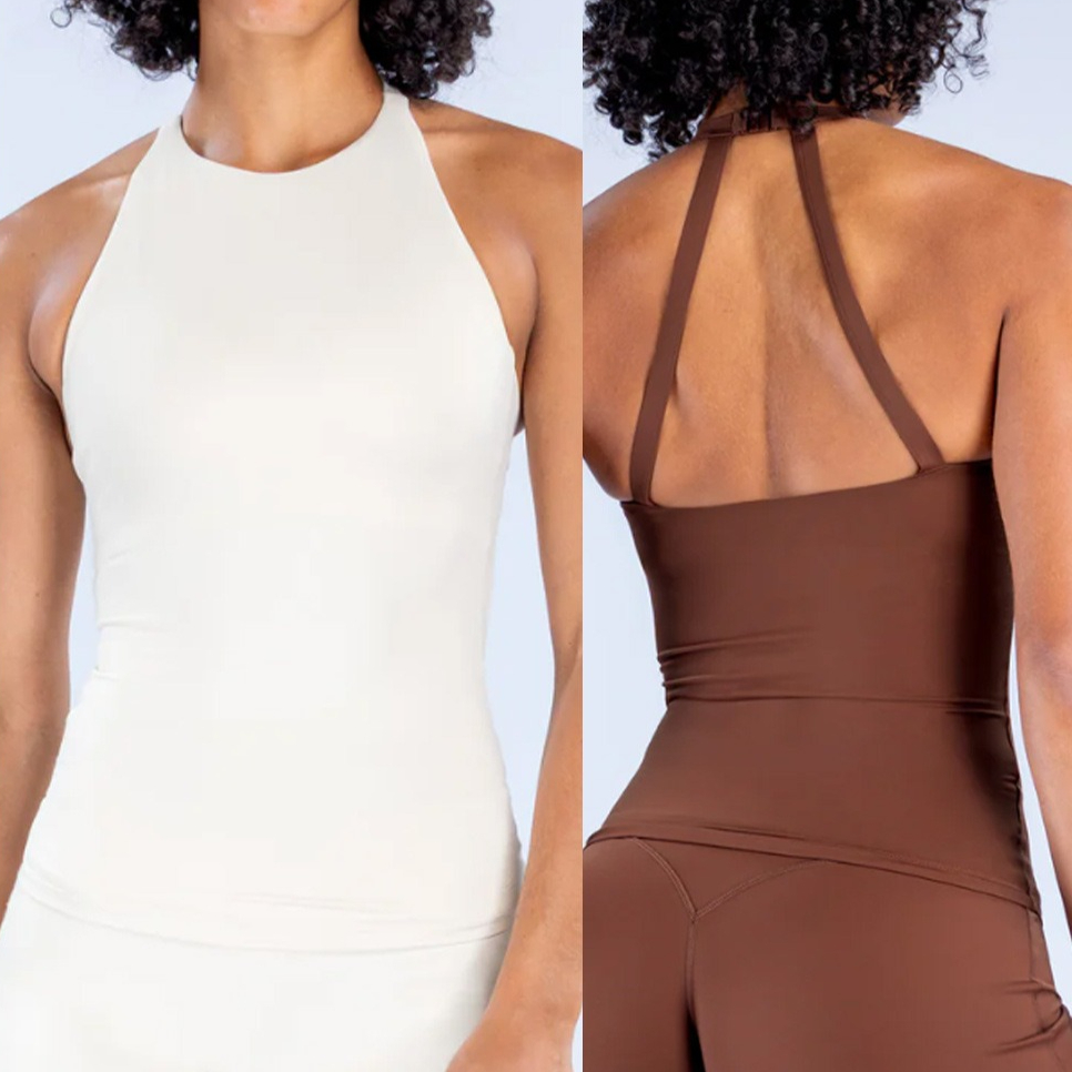 Women Halter Tank Top Built In - đánh giá và giá Running Hydration Vest