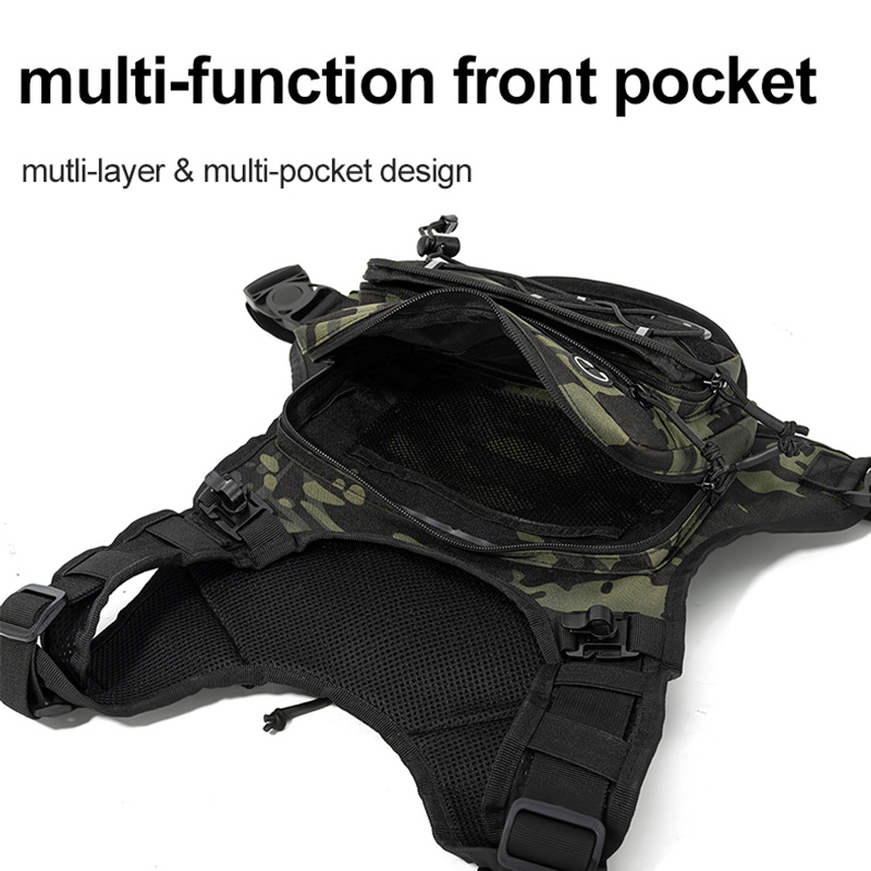 Tactical Bag Front Chest Rig V - đánh giá và giá Running Hydration Vest